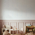 White Fish Dots Mural Wallpaper - room preview 05