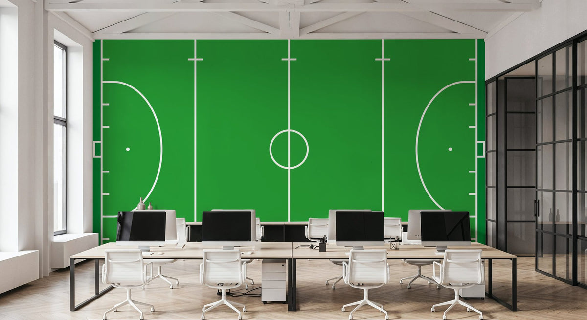 Field Hockey Mural Wallpaper - room preview 05