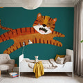 Get Em Tiger Mural Wallpaper - room preview 05