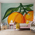 Two Oranges Mural Wallpaper - room preview 05