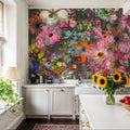 Rose Entanglement Mural Wallpaper - room preview 05
