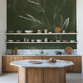 Leaf Lines II Mural Wallpaper - room preview 05