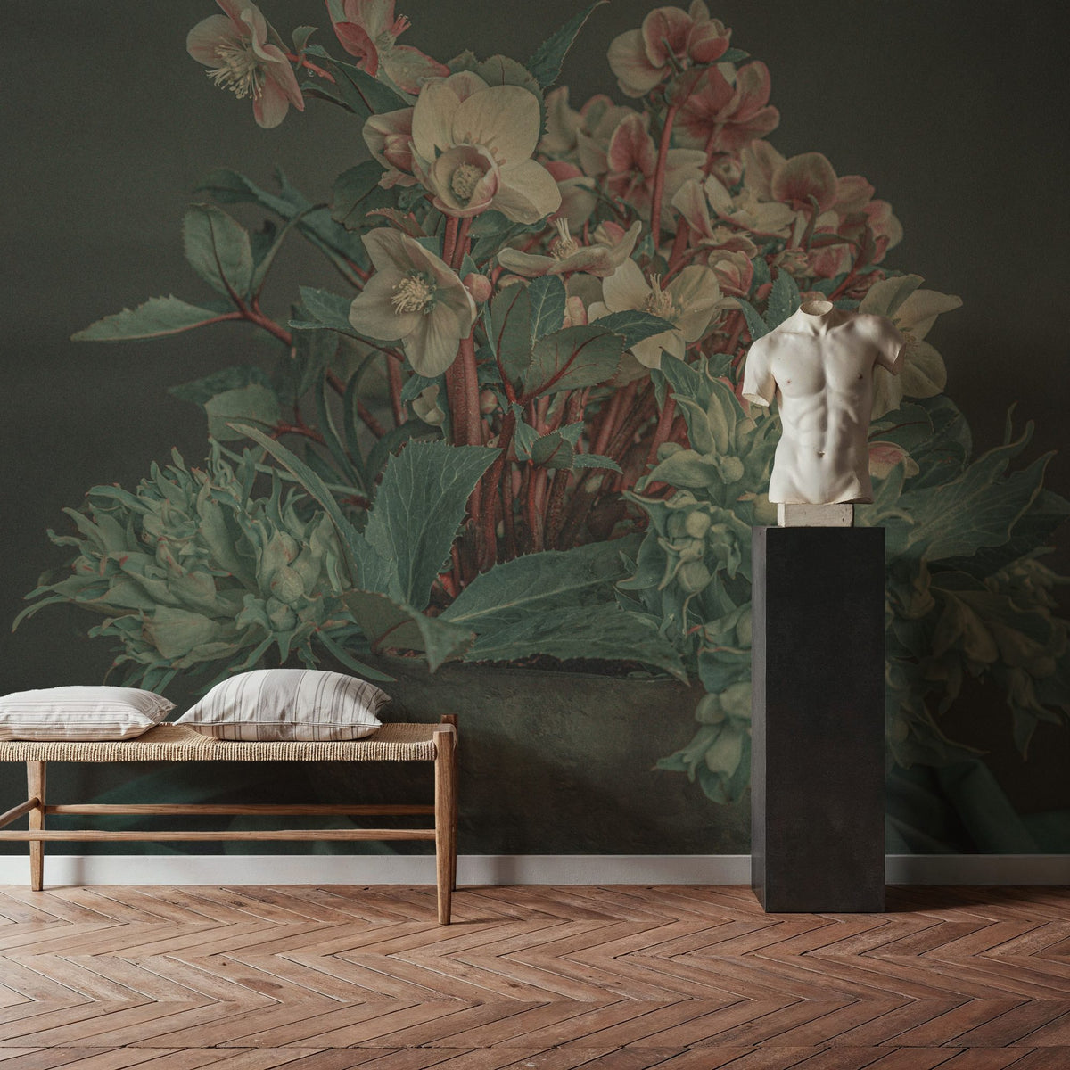 Delicate Winter Beauty Mural Wallpaper - room preview 05