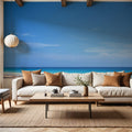 Serene Umbrella Shores Mural Wallpaper - room preview 05