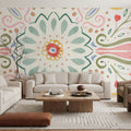 Wild Blooms IX Mural Wallpaper - room preview 05