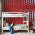Seafood Shanty Red II Mural Wallpaper - room preview 05