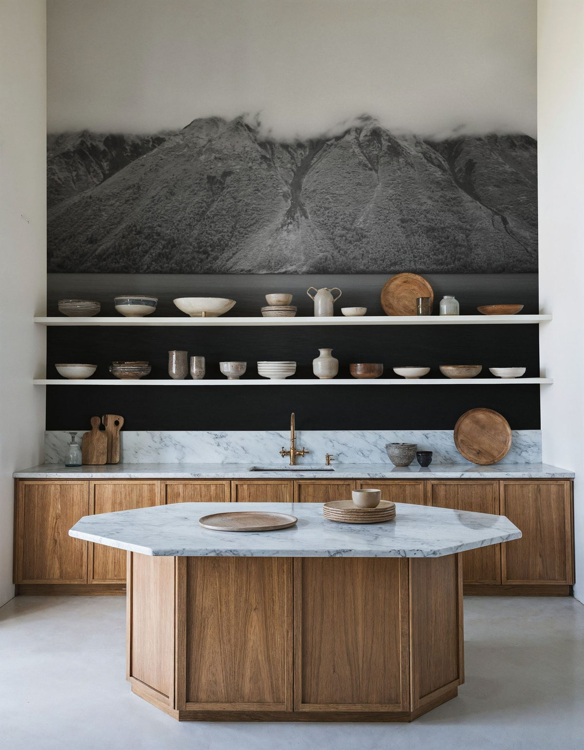 Kenai Lake Mural Wallpaper - room preview 05