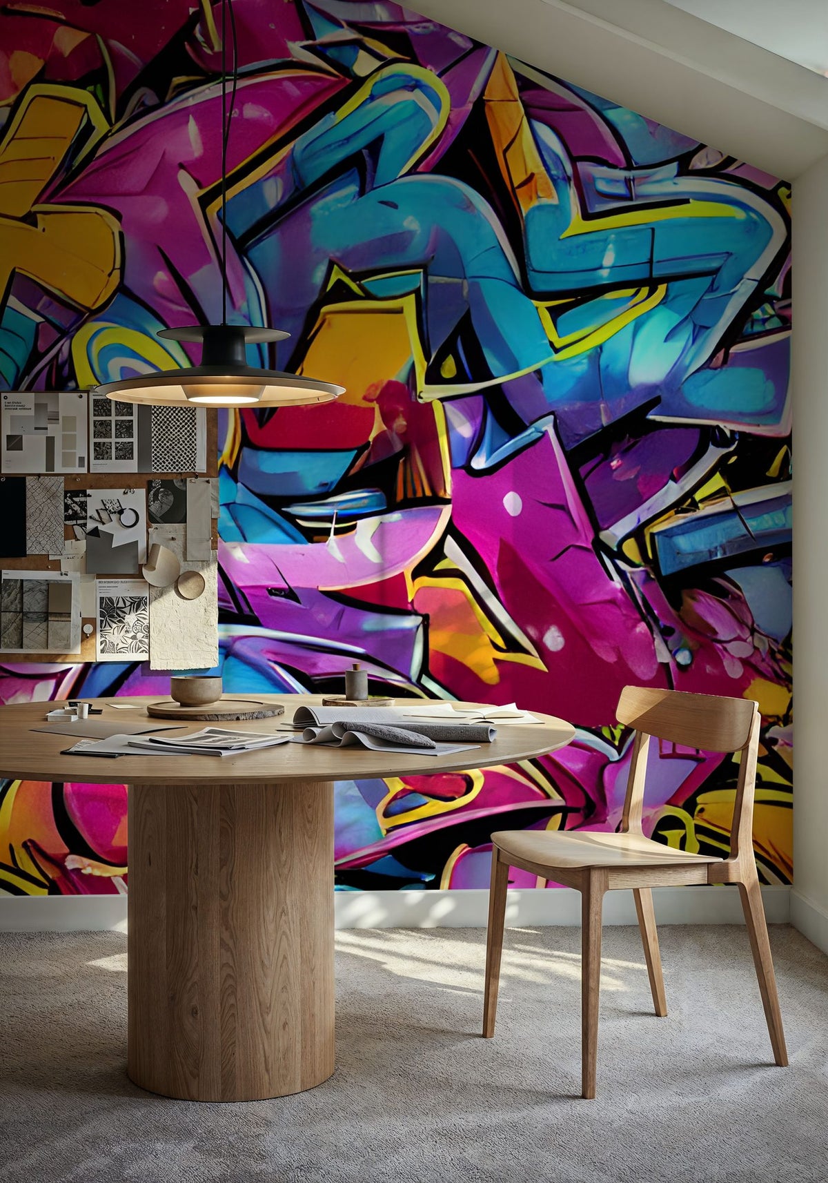 Tricky Street Mural Wallpaper - room preview 05