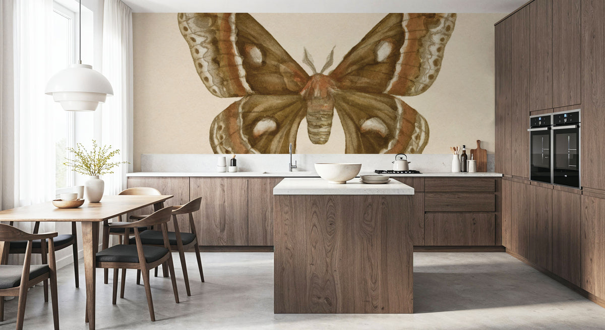 Spooky Halloween Moth I Mural Wallpaper - room preview 05