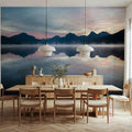 Lake Sunrise Mural Wallpaper - room preview 05