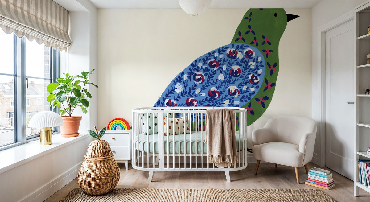 Blooming Bird III Mural Wallpaper - room preview 05