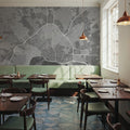 Palma De Mallorca Grey Mural Wallpaper - room preview 05