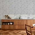 Silver Clouds Mural Wallpaper - room preview 05