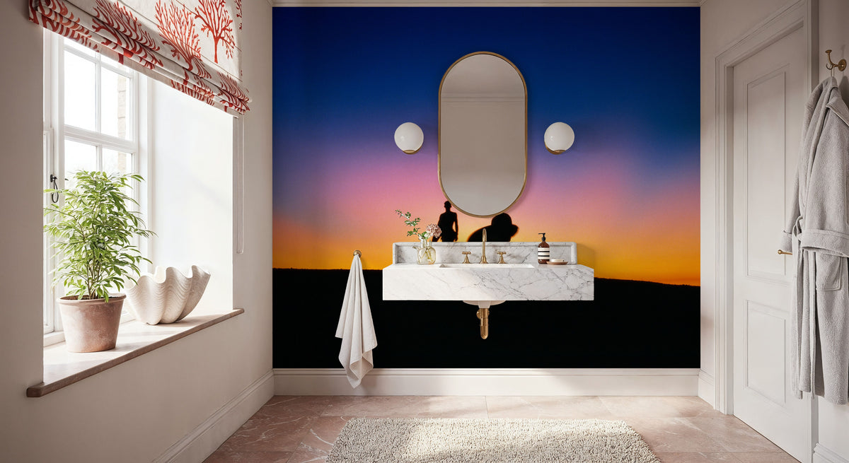 Sunset Surfers Mural Wallpaper - room preview 05