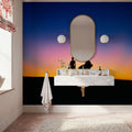 Sunset Surfers Mural Wallpaper - room preview 05