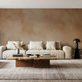 Soft Fog, Orange Mural Wallpaper - room preview 05