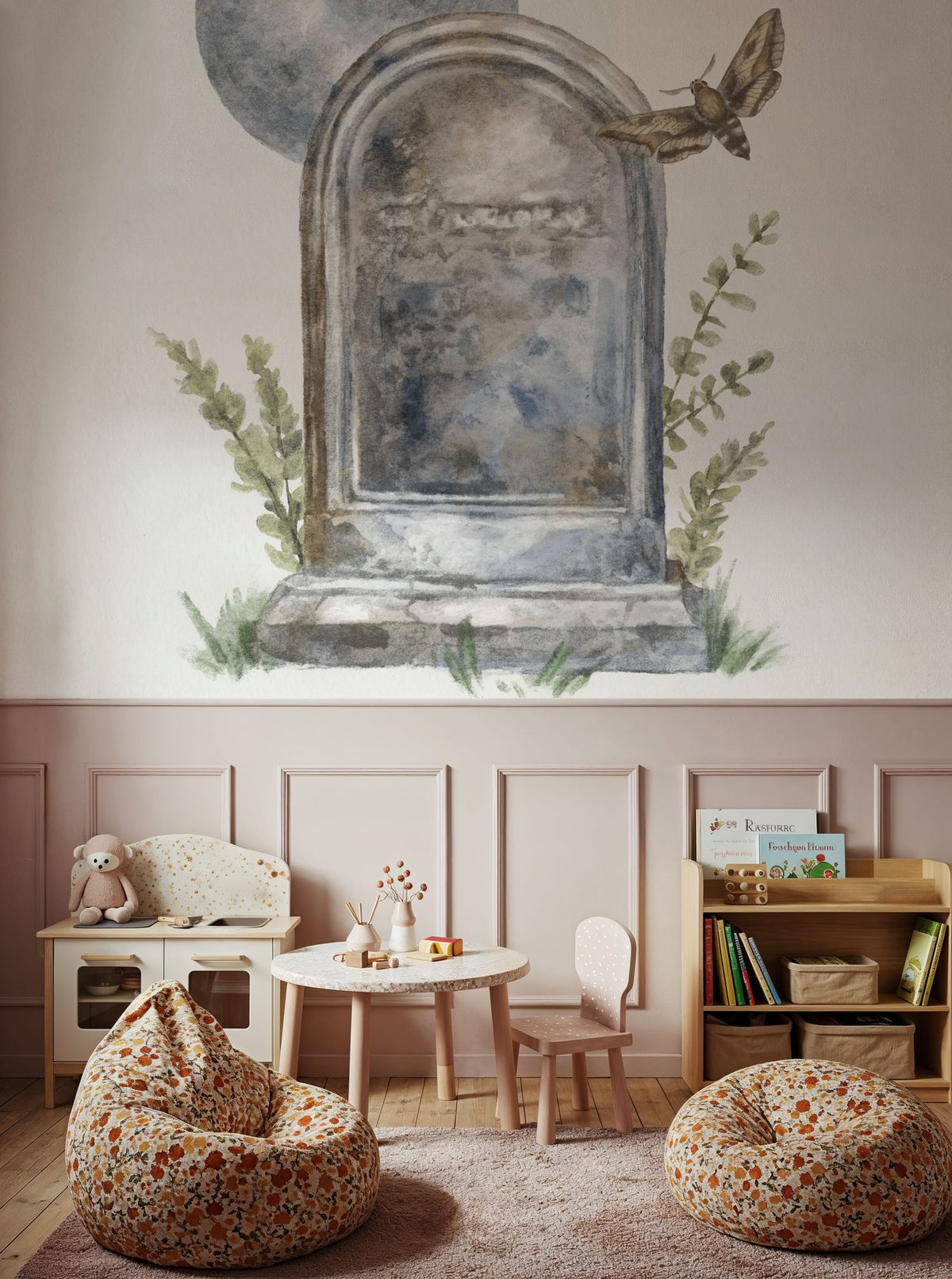 Spooky Halloween V Color Mural Wallpaper - room preview 05