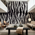 Zebra Stripes Mural Wallpaper - room preview 05