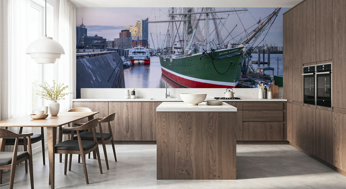Harbor Berth Mural Wallpaper - room preview 05