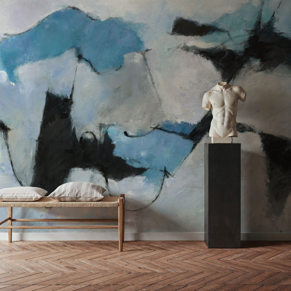 Shadow of Winter Mural Wallpaper - room preview 05