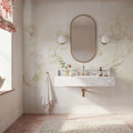 Transcendent Peony, Cream Mural Wallpaper - room preview 05