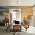 Foggy Birch Dream Mural Wallpaper - room preview 05