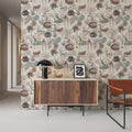 Deep Sea, Cream White Mural Wallpaper - room preview 05