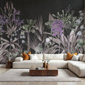 Field of Dreams Dark Purple Mural Wallpaper - room preview 05