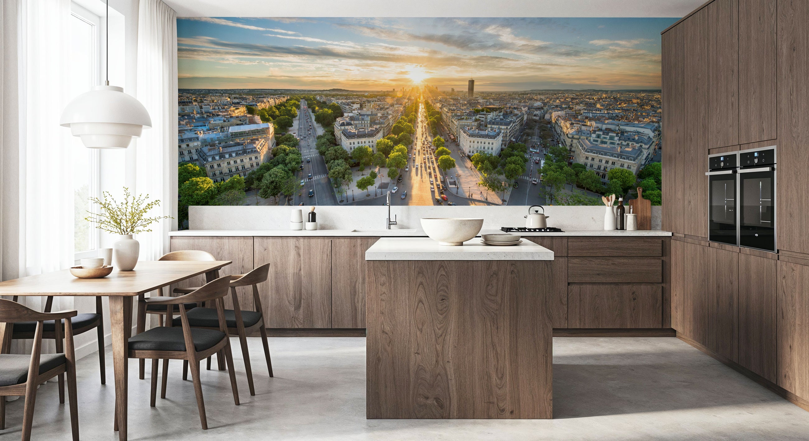 Avenue De La Grande-Armee Mural Wallpaper