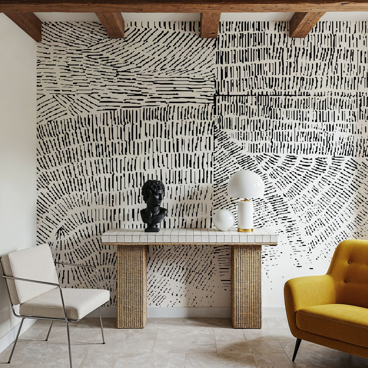 Dwellpaper Abstract Fingerprints Mural Wallpaper image 5