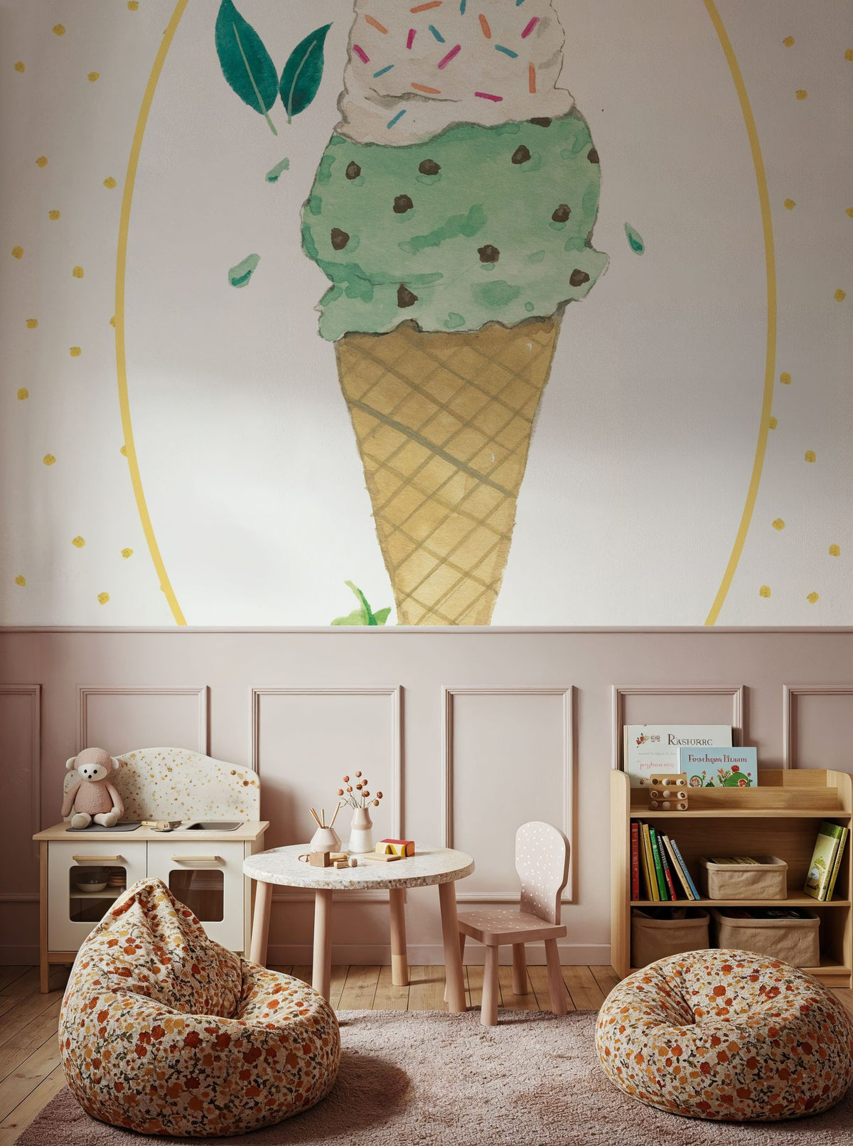 Lifes a Beach Scoops Mural Wallpaper - room preview 05