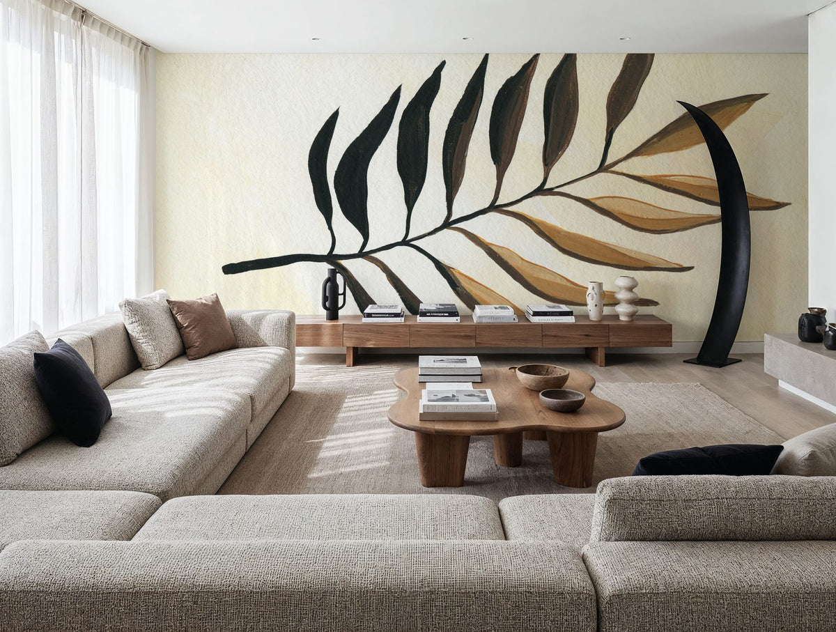 Tropical Leaf I Mural Wallpaper - room preview 05