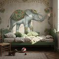 Elephant Walk IV Mural Wallpaper - room preview 05