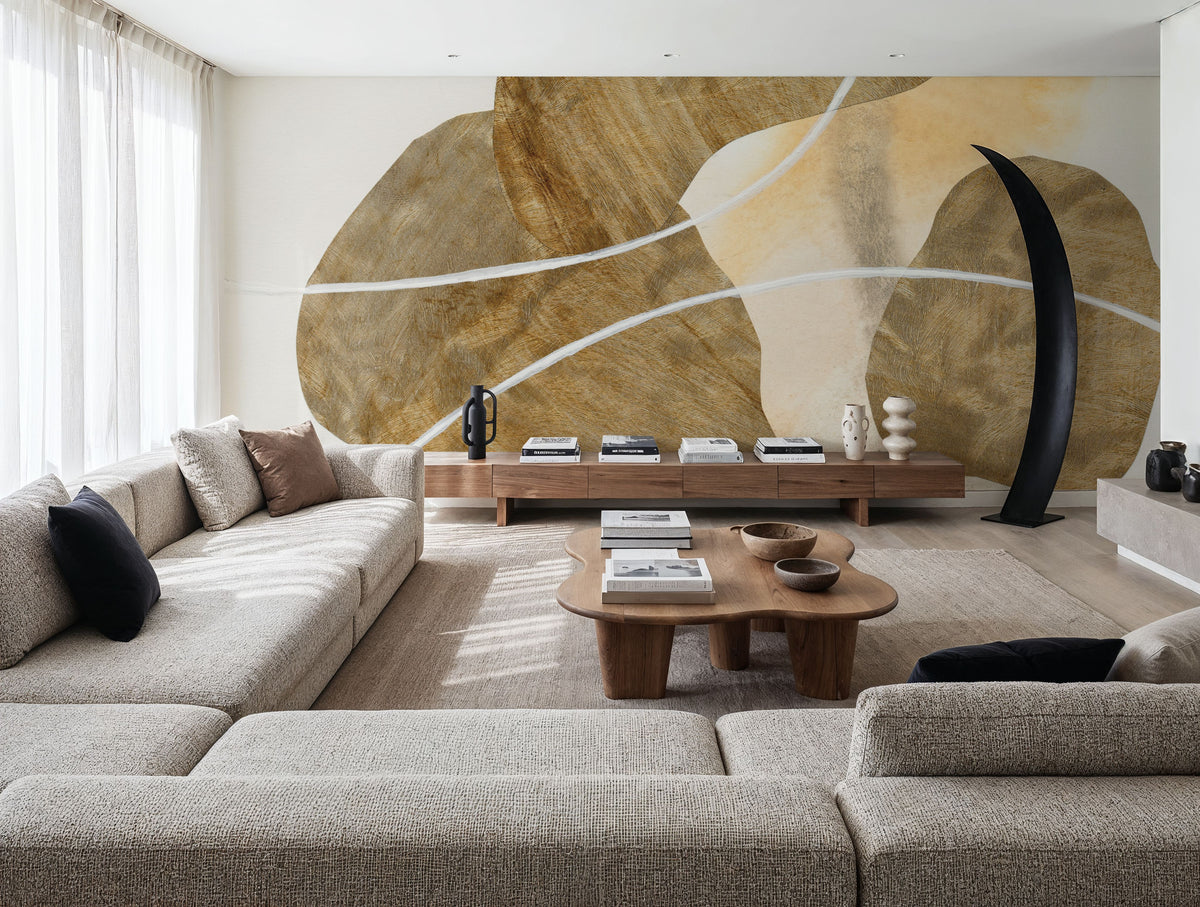 Metallic Textures III Mural Wallpaper - room preview 05