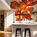 Jewel Flower VIII Mural Wallpaper - room preview 05
