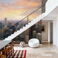 Chicago Sunset Mural Wallpaper - room preview 05