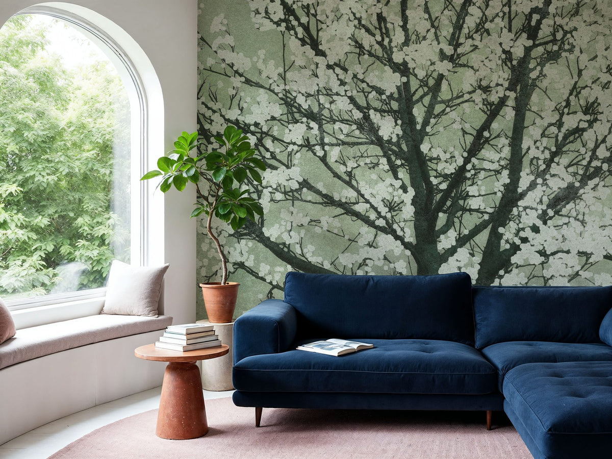 Kyoto Tree Mural Wallpaper - room preview 05