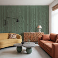 Veneer Lines, Jade Mural Wallpaper - room preview 05