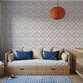 Forest Animals Telft Tiles, Sepia Mural Wallpaper - room preview 05