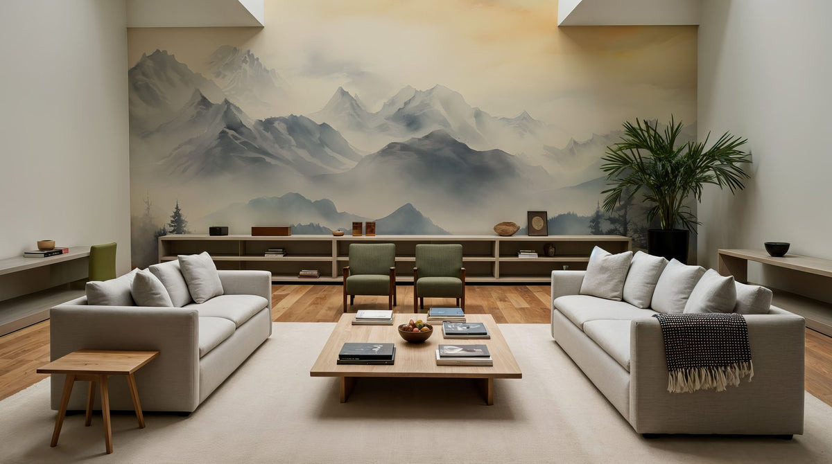 The Mountain Pass Mural Wallpaper - room preview 05