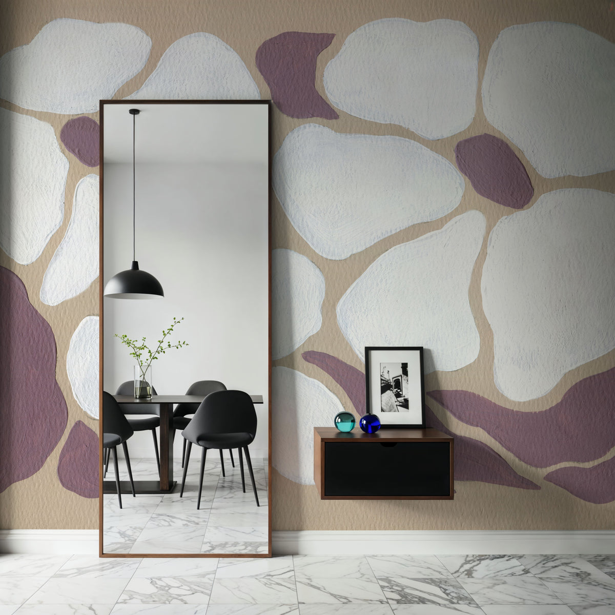 Boho Impact Floral II Mural Wallpaper - room preview 05