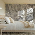 Dahlia Days, Washed Mural Wallpaper - room preview 05