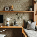 Seaside Fish Beige Mural Wallpaper - room preview 05