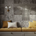 German Renaissance, Beige Mural Wallpaper - room preview 05