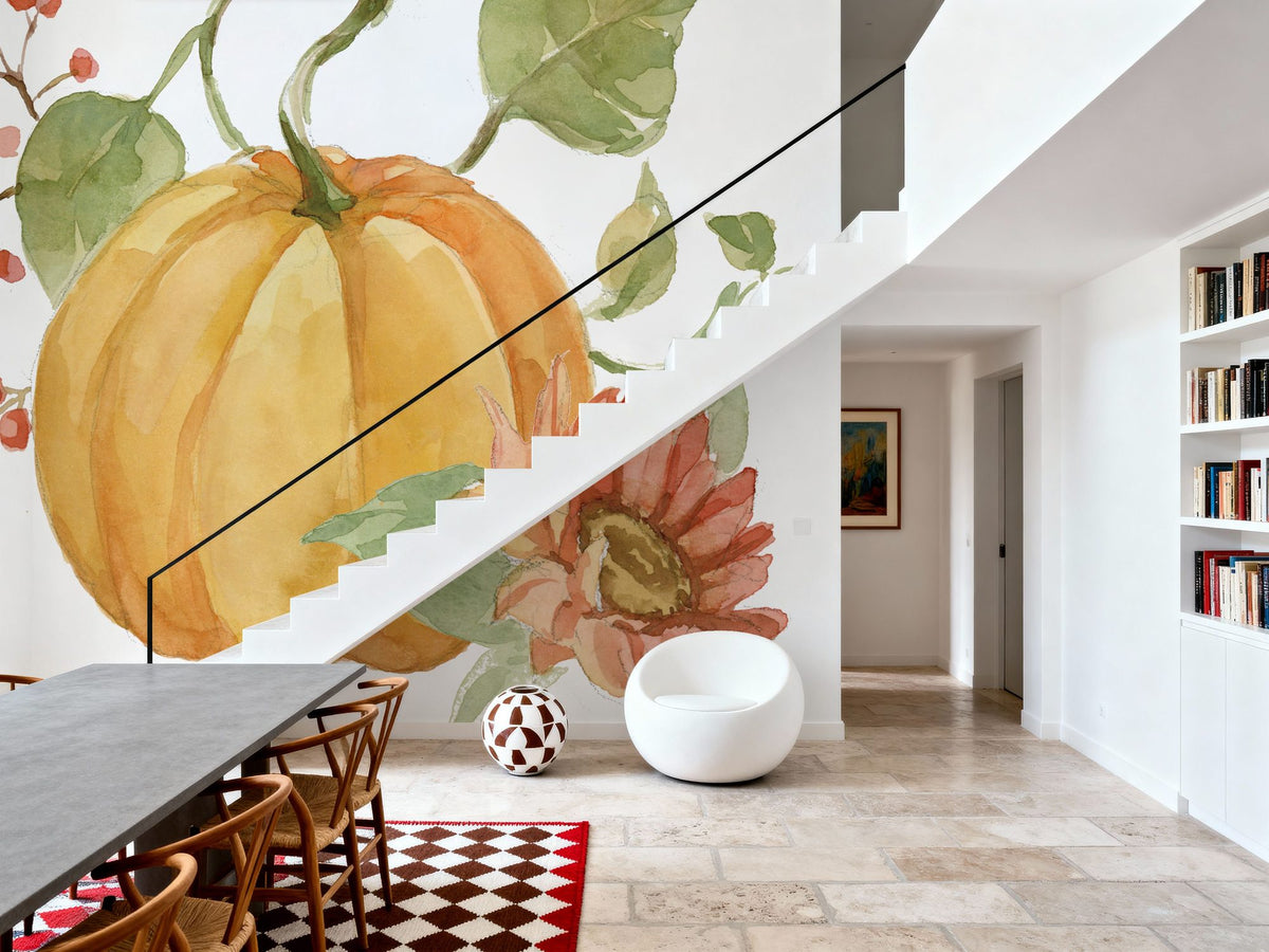 Fall Cottage Garden V Mural Wallpaper - room preview 05