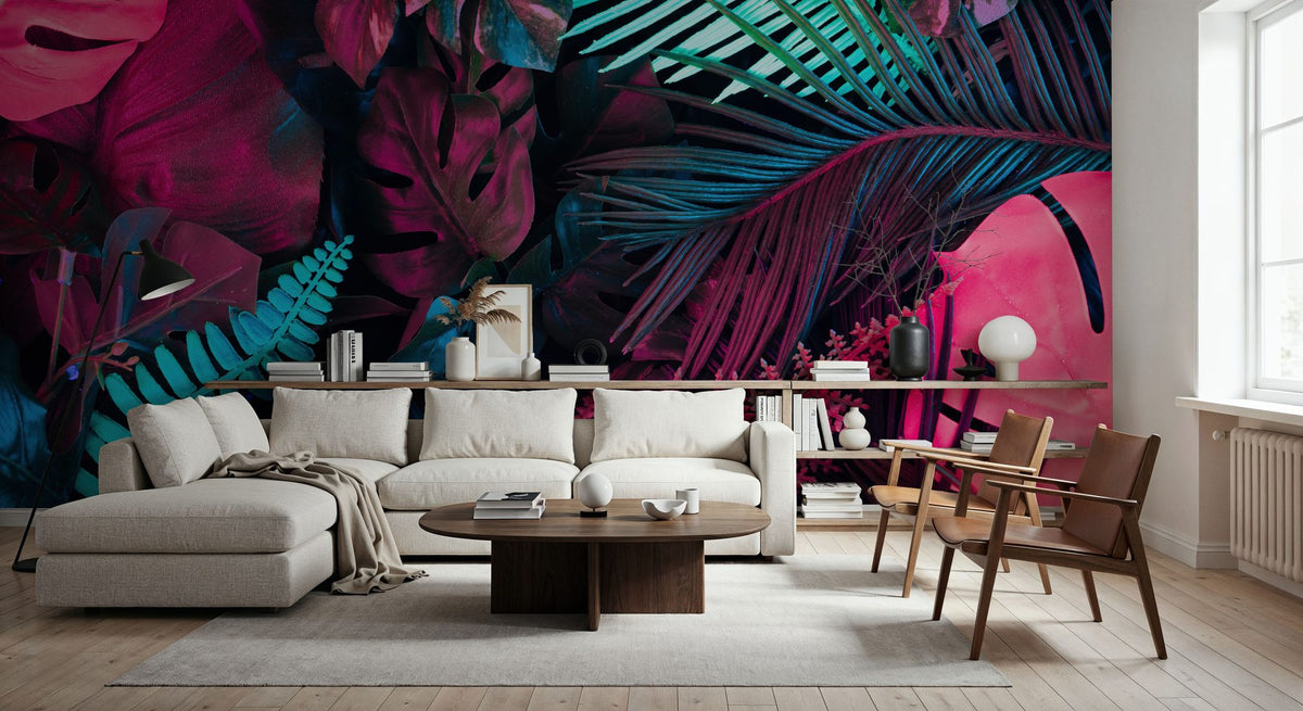 Savage Jungle Mural Wallpaper - room preview 05