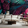 Savage Jungle Mural Wallpaper - room preview 05