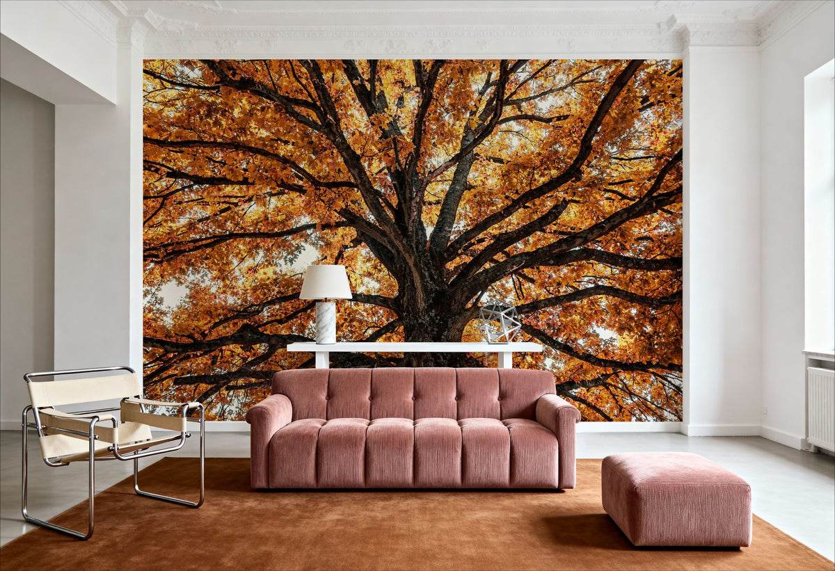 Fall Crown Mural Wallpaper - room preview 05