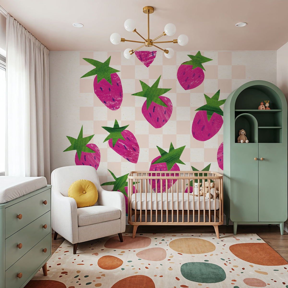 Falling Fruit II Mural Wallpaper - room preview 05