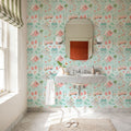 Surf Time Blue Mural Wallpaper - room preview 05